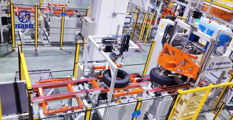 全自动轮胎动平衡检测机